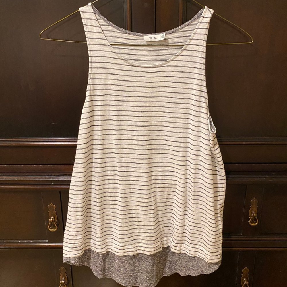 Vince Stripe Tank Top